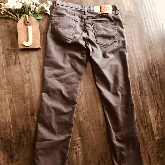 NWT Mens Gray Levi’s 511 Slim Stretch Jeans W36 L32 - Picture 6 of 8